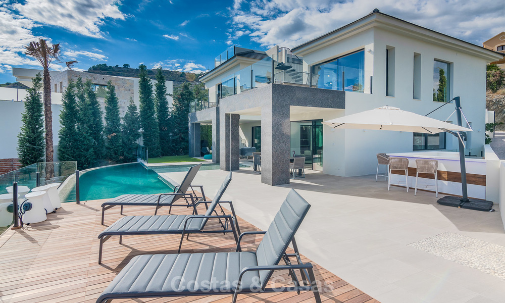 Sumptuous new built designer villa for sale in an exclusive gated urbanisation, Benahavis - Marbella 6943