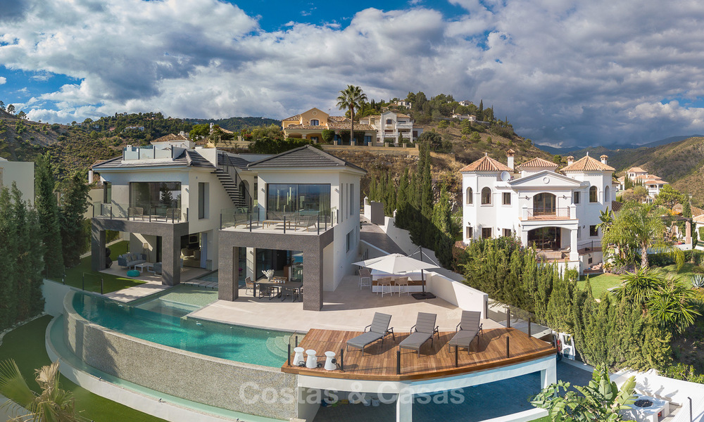 Sumptuous new built designer villa for sale in an exclusive gated urbanisation, Benahavis - Marbella 6944