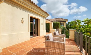 Charming and spacious classical style villa with sea views for sale, gated community, Benahavis - Marbella 7080 