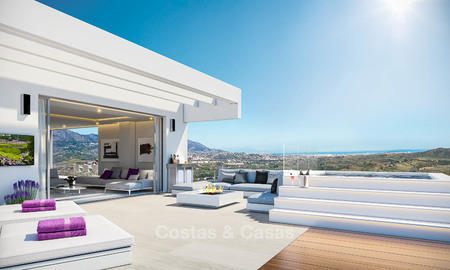 Brand new modern apartments with sea views for sale in a luxury boutique golf resort - La Cala, Mijas, Costa del Sol 7128