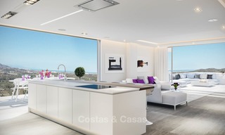 Brand new modern apartments with sea views for sale in a luxury boutique golf resort - La Cala, Mijas, Costa del Sol 7129 
