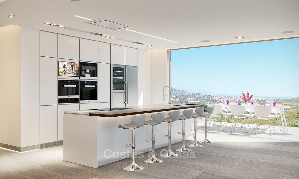 Brand new modern apartments with sea views for sale in a luxury boutique golf resort - La Cala, Mijas, Costa del Sol 7131