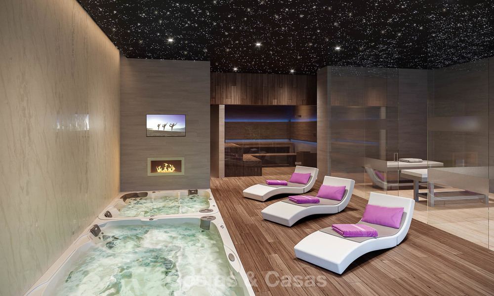 Brand new modern apartments with sea views for sale in a luxury boutique golf resort - La Cala, Mijas, Costa del Sol 7137