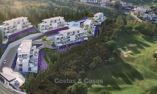 Brand new modern apartments with sea views for sale in a luxury boutique golf resort - La Cala, Mijas, Costa del Sol 7139 