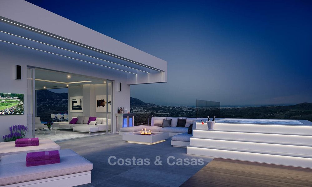 Brand new modern apartments with sea views for sale in a luxury boutique golf resort - La Cala, Mijas, Costa del Sol 7140