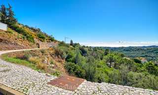 For sale: large building plot with panoramic sea and mountain views in a luxury estate in Benahavis, Marbella 7208 