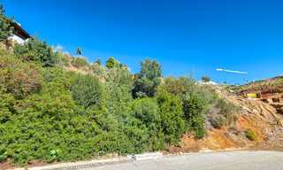 For sale: large building plot with panoramic sea and mountain views in a luxury estate in Benahavis, Marbella 7209 