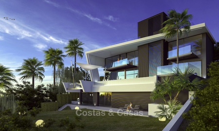 Plot + Modern new luxury villa with panoramic sea views for sale, Marbella 19344