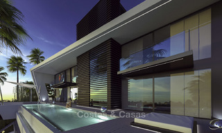 Plot + Modern new luxury villa with panoramic sea views for sale, Marbella 19345 