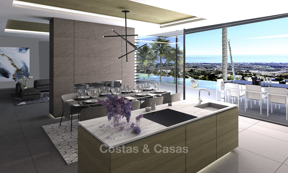 Plot + Modern new luxury villa with panoramic sea views for sale, Marbella 19348