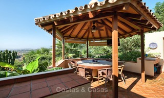 Magnificent rustic-style luxury villa with breath-taking sea and mountain views - Golf Valley, Nueva Andalucia, Marbella 7246 