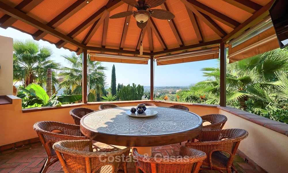 Magnificent rustic-style luxury villa with breath-taking sea and mountain views - Golf Valley, Nueva Andalucia, Marbella 7247