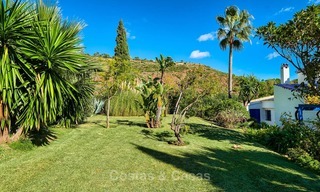 Unique country-house with stunning sea views on a large plot of land for sale, Estepona 7446 