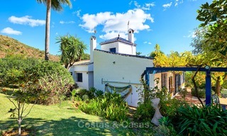 Unique country-house with stunning sea views on a large plot of land for sale, Estepona 7447 