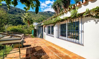 Unique country-house with stunning sea views on a large plot of land for sale, Estepona 7452 