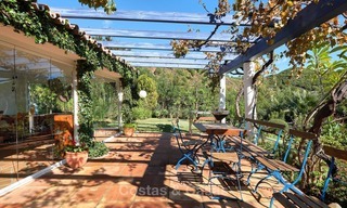 Unique country-house with stunning sea views on a large plot of land for sale, Estepona 7454 