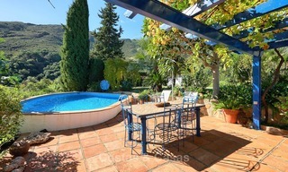 Unique country-house with stunning sea views on a large plot of land for sale, Estepona 7458 