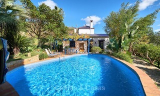Unique country-house with stunning sea views on a large plot of land for sale, Estepona 7462 