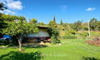 Unique country-house with stunning sea views on a large plot of land for sale, Estepona 7466 