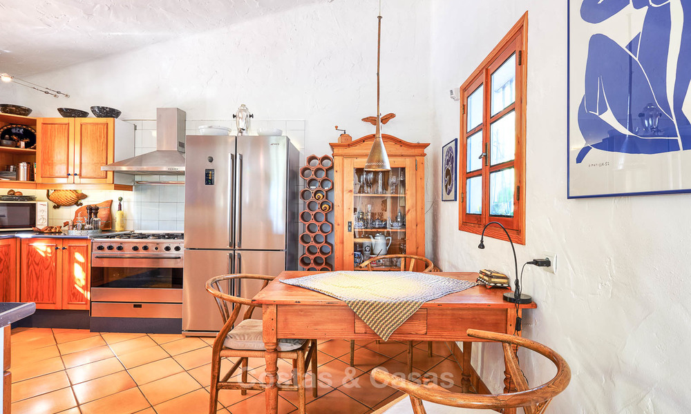 Unique country-house with stunning sea views on a large plot of land for sale, Estepona 7471
