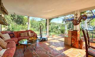 Unique country-house with stunning sea views on a large plot of land for sale, Estepona 7482 