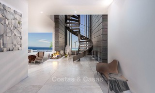 Eye catching new-built modern luxury villa with panoramic sea views for sale, close to beach, Manilva, Costa del Sol 7300 
