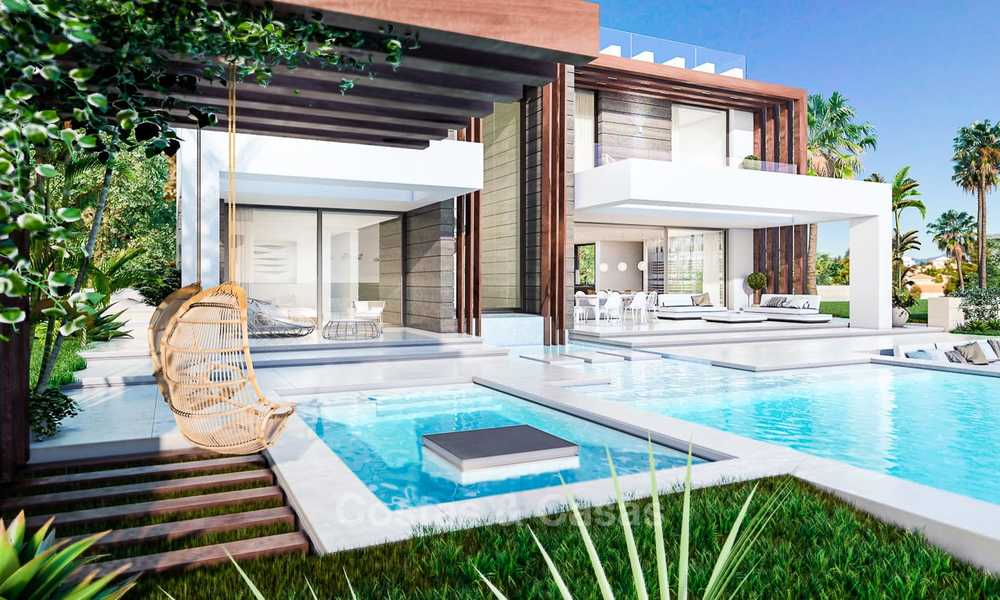 Eye catching new-built modern luxury villa with panoramic sea views for sale, close to beach, Manilva, Costa del Sol 7305
