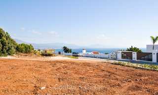 Eye catching new-built modern luxury villa with panoramic sea views for sale, close to beach, Manilva, Costa del Sol 7307 
