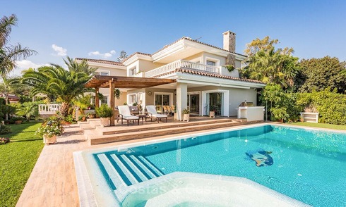 Quintessential Mediterranean style villa for sale, beach side Marbella East 7434