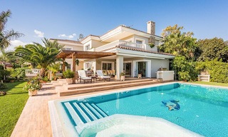 Quintessential Mediterranean style villa for sale, beach side Marbella East 7434 
