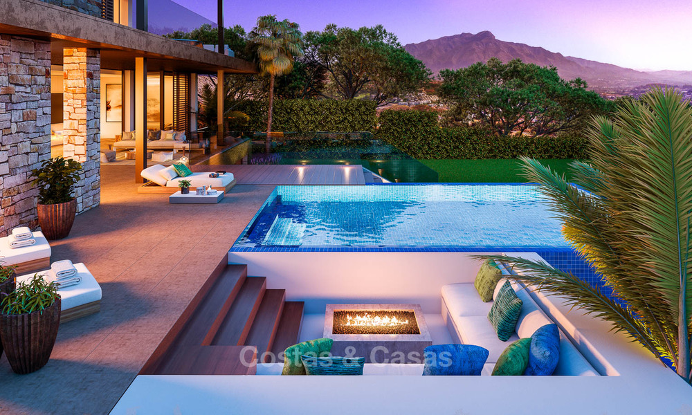 Eco-friendly luxury villas with breath taking sea and valley views for sale, Benahavis - Marbella 7490
