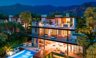 Eco-friendly luxury villas with breath taking sea and valley views for sale, Benahavis - Marbella 7496 