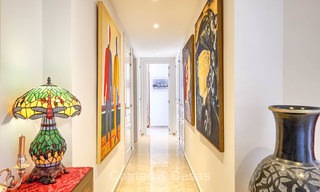 Spacious ground floor luxury apartment with sea views for sale in Elviria, Marbella East 7527 