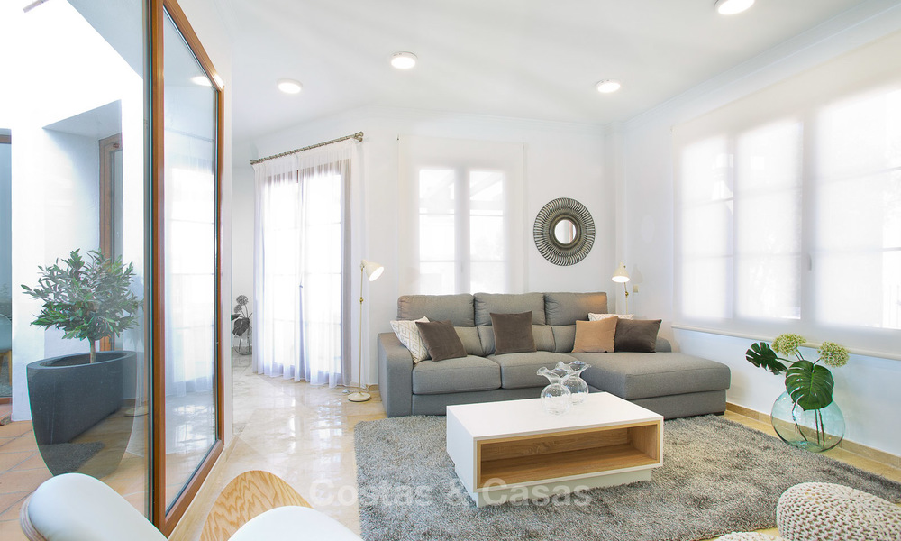 Elegant new turnkey villas with sea views for sale, front line golf, New Golden Mile, Marbella - Estepona 7557