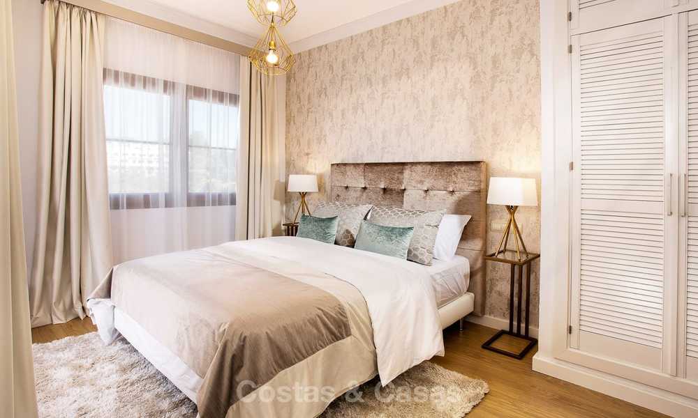 Elegant new turnkey villas with sea views for sale, front line golf, New Golden Mile, Marbella - Estepona 7567