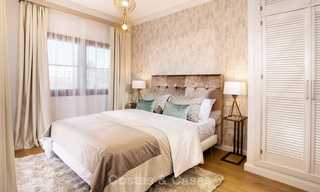 Elegant new turnkey villas with sea views for sale, front line golf, New Golden Mile, Marbella - Estepona 7567 