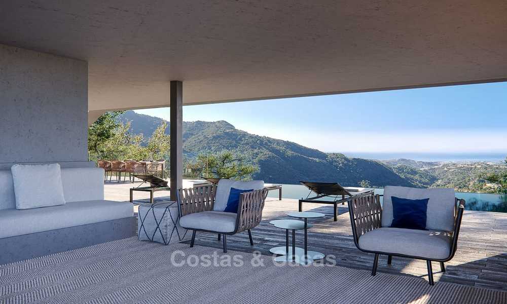 Stunning new-built contemporary villa with breath-taking sea and valley views for sale, Benahavis, Marbella 7641