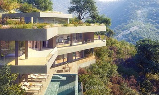 Stunning new-built contemporary villa with breath-taking sea and valley views for sale, Benahavis, Marbella 7642 