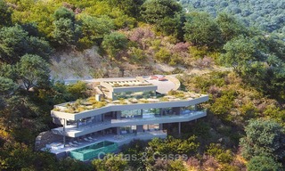 Stunning new-built contemporary villa with breath-taking sea and valley views for sale, Benahavis, Marbella 7643 