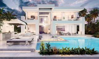 Eye catching new contemporary luxury villa for sale in Nueva Andalucia´s golf valley, Marbella 7662 