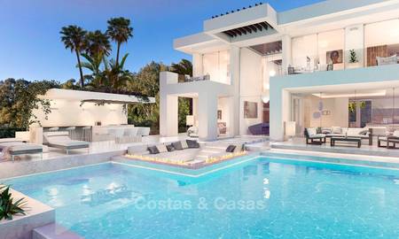 Eye catching new contemporary luxury villa for sale in Nueva Andalucia´s golf valley, Marbella 7664