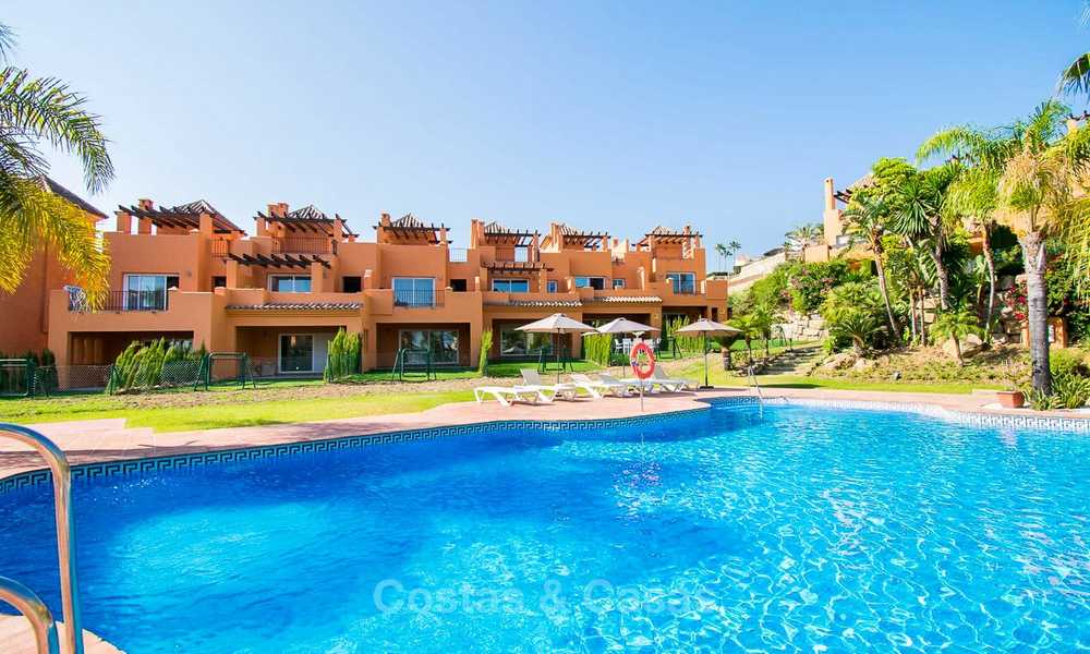 Recently refurbished Andalusian style townhouse near golf course for sale, Benahavis, Marbella 7669