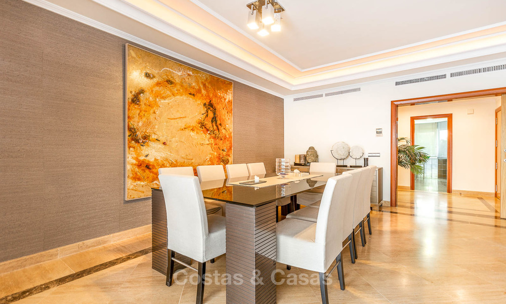 Luxury apartment in a prestigious beachside complex for sale, Puerto Banus, Marbella 7754