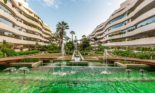 Luxury apartment in a prestigious beachside complex for sale, Puerto Banus, Marbella 7771 