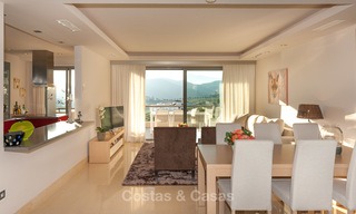 Spacious, bright and modern penthouse apartment for sale with golf and sea views in Marbella - Benahavis 7704 