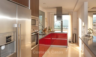 Spacious, bright and modern penthouse apartment for sale with golf and sea views in Marbella - Benahavis 7709 