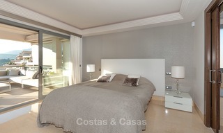 Spacious, bright and modern penthouse apartment for sale with golf and sea views in Marbella - Benahavis 7710 