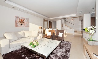 Spacious, bright and modern penthouse apartment for sale with golf and sea views in Marbella - Benahavis 7722 