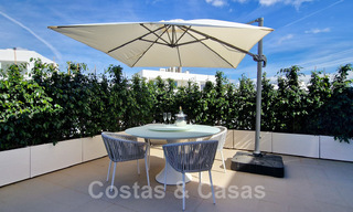 Spacious, bright and modern luxury penthouse for sale with golf and sea views in Marbella - Benahavis 46704 