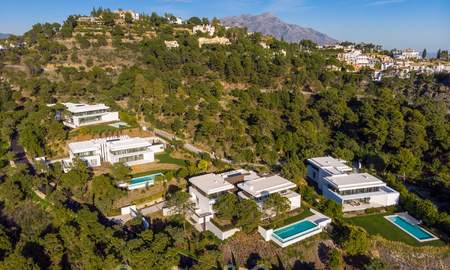 New contemporary luxury villas with sea views for sale, in an exclusive urbanisation in Benahavis - Marbella 21656